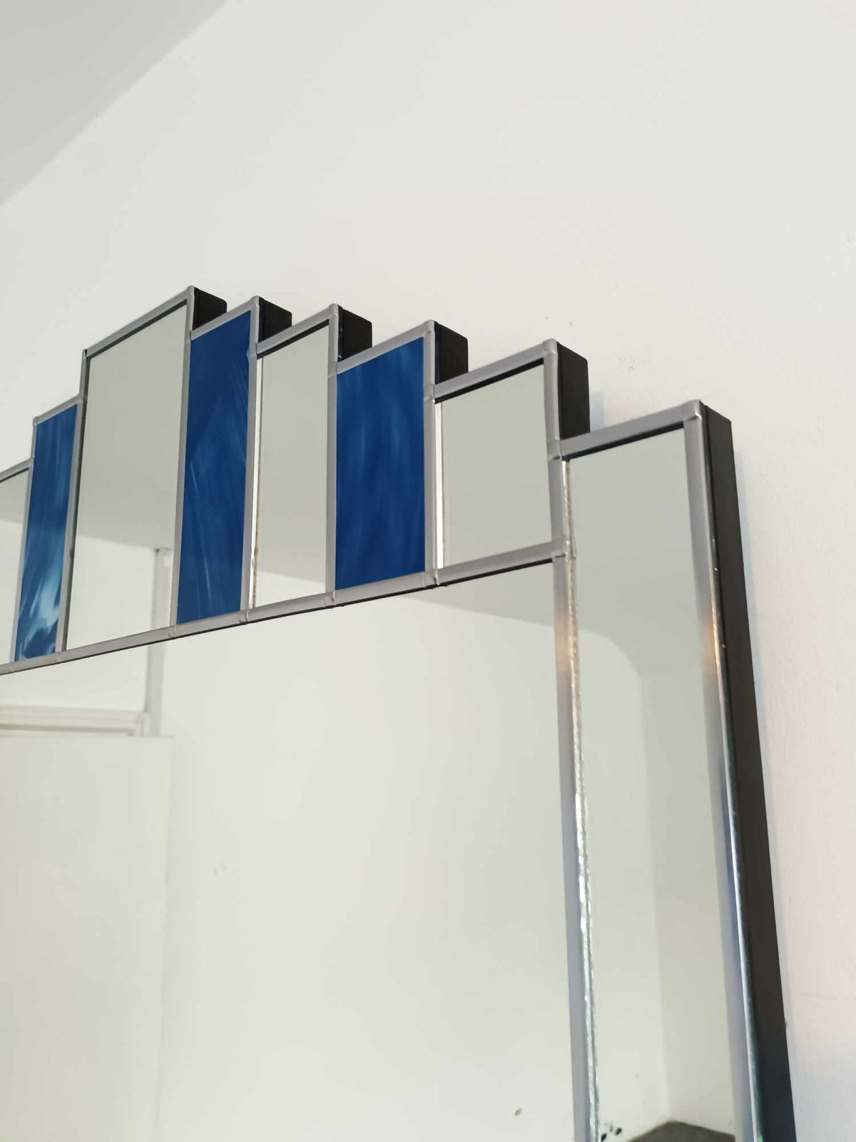 Silver Art Deco Mirror
