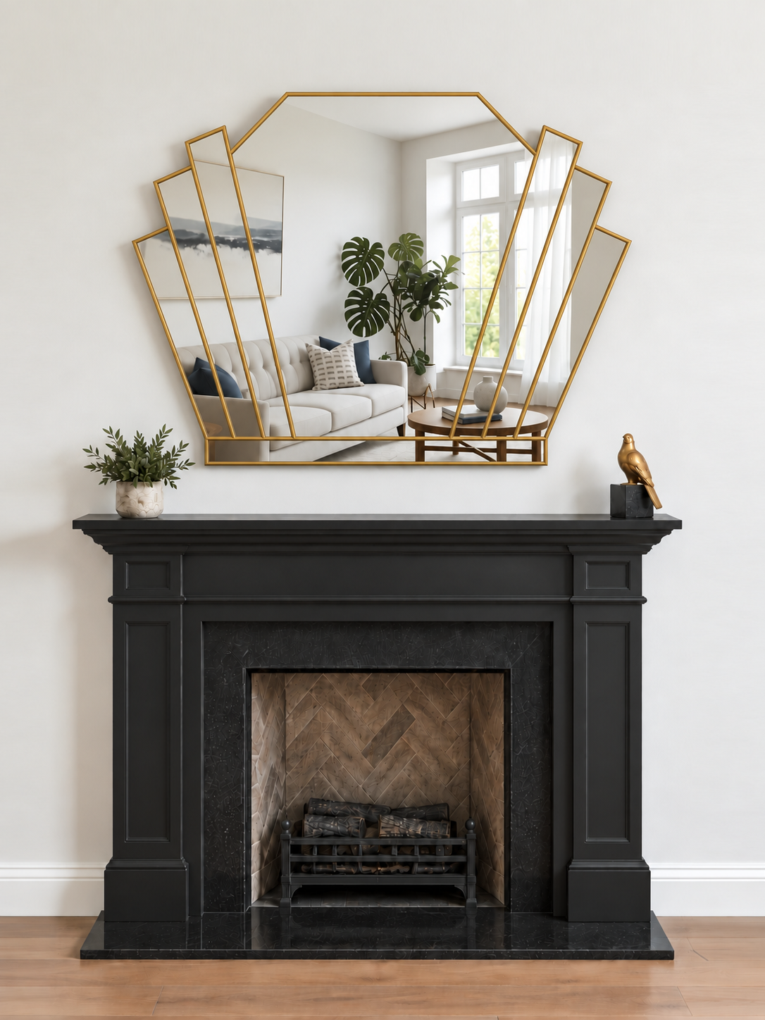 Art Deco Wall Mirror