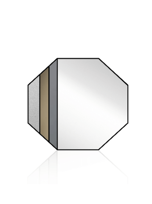 Round Octagonal Wall Mirror